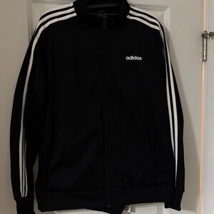 Adidas Men's Black and White running suit